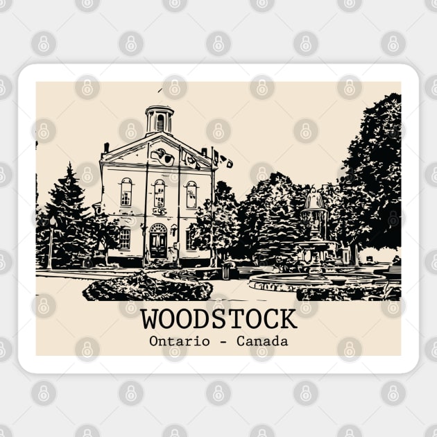 Woodstock - Ontario Magnet by Lakeric
